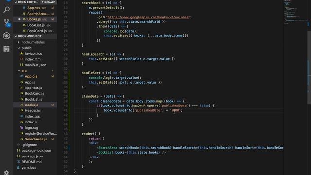 Build a Reactjs app with the Google Books API Part 4 - Sorting Data смотреть онлайн