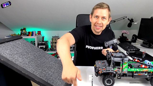 Mercedes Benz Zetros mit Gamepad steuern! LEGO® TECHNIC 42129 смотреть онлайн