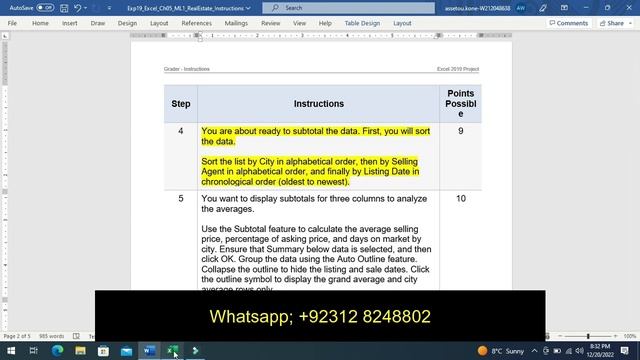 Exp19_Excel_Ch05_ML1_RealEstate | Exp19 Excel Ch05 ML1 RealEstate смотреть онлайн