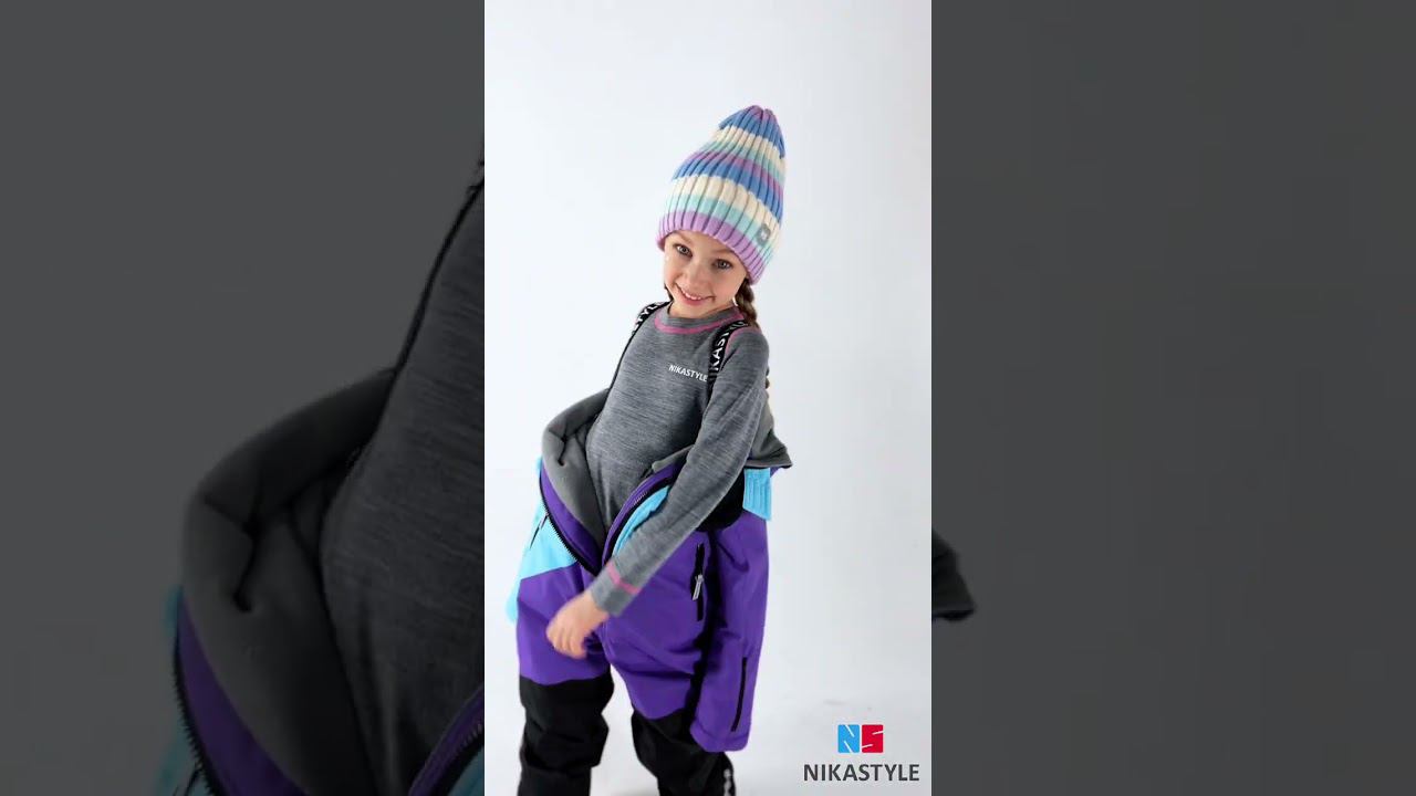 NikaStyle, зимний комбинезон 8з5823 бирюза/лиловый смотреть онлайн
