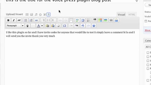 Table Topics RE Tutorial: VoicePress.it WordPress Plugin смотреть онлайн