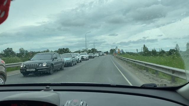 Пробка под Ярославлем в сторону Костромы 12 июня смотреть онлайн