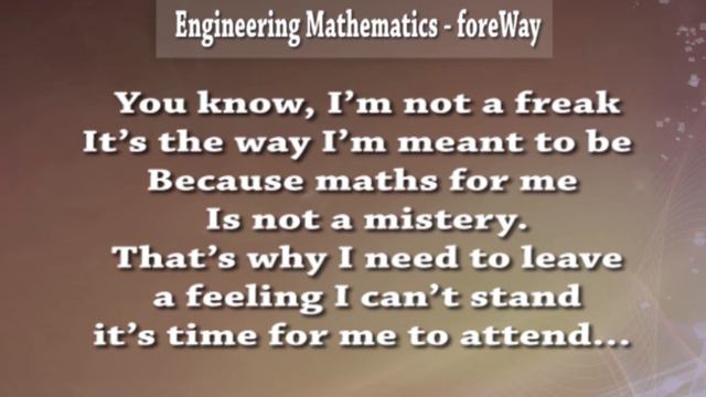 foreWay - Engineering mathematics (+ lyrics) смотреть онлайн