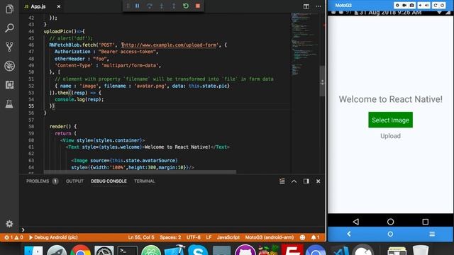 Image upload with PHP in React Native || RN Fetch blob смотреть онлайн
