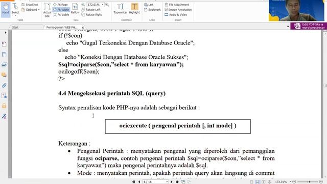 Pemrograman Web PHP dengan Database Oracle смотреть онлайн