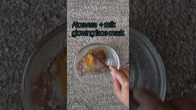 Aleovera face mask for glowing skin|| aloevera gel for face || aloevera face pack|| #short #aloever смотреть онлайн