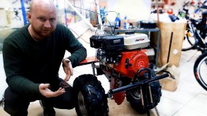 Компактный дешёвый мотоблок с усиленным редуктором и  дисковым сцеплением 7 л.с. Forza