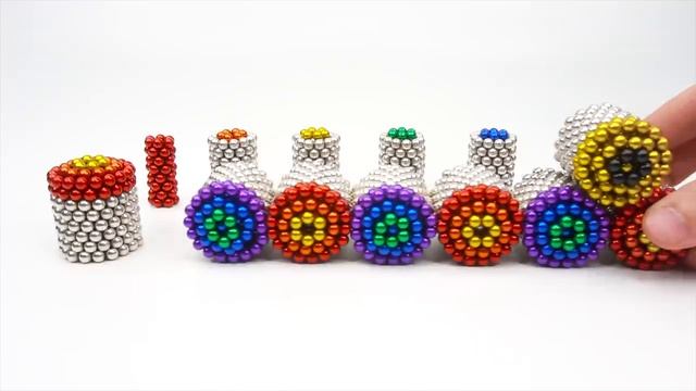 DIY - Build Colorful Bulldozer Fish Tank Aquarium From Magnetic Balls (Satisfying) - Magnet Balls смотреть онлайн