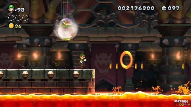 New Super Luigi U Deluxe ᴴᴰ | World 8 (All Star Coins) Solo Luigi смотреть онлайн