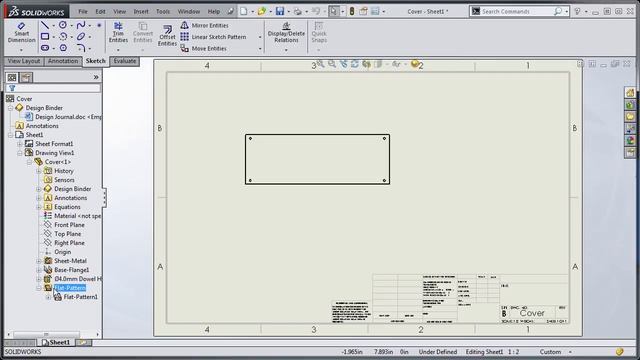 SOLIDWORKS 2015 Bend Lines смотреть онлайн