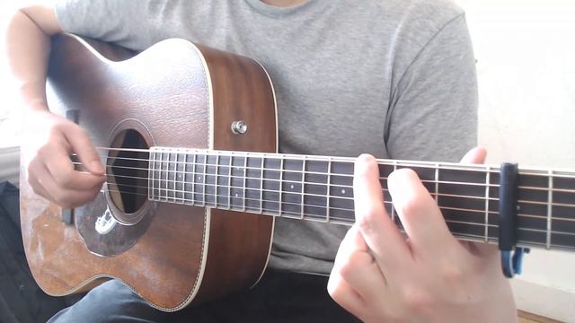Fallen - Gert Taberner Acoustic guitar Tutorial смотреть онлайн