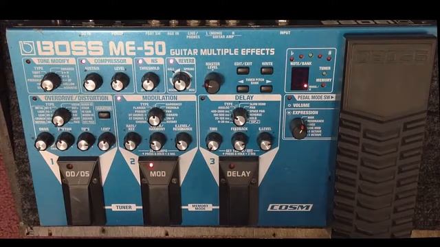 BOSS ME 50 - My favorite settings смотреть онлайн