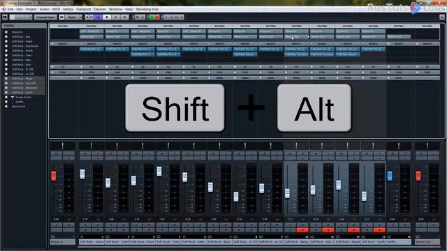 13 Cubase Группировка каналов микшера смотреть онлайн