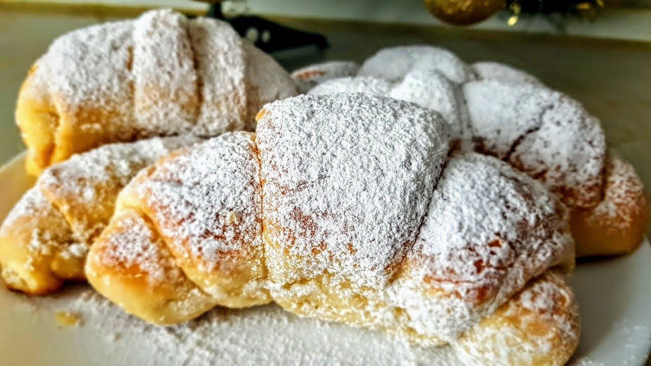 Рогалики от цыганки. Рогалики с ореховой начинкой. Рогалики дрожжевые. Gipsy cuisine. смотреть онлайн