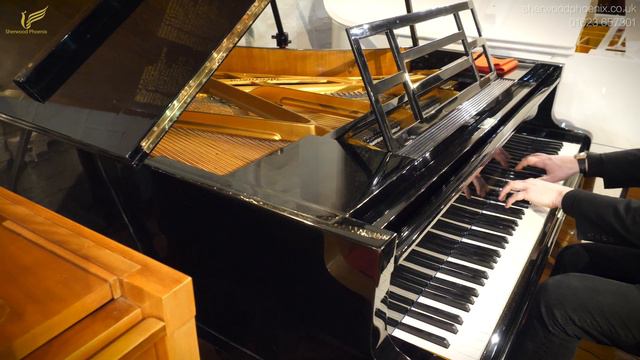 Blüthner Style 4a Baby Grand Piano in Black Polyester No. 112452 | Demonstrated by Sherwood Phoeni смотреть онлайн
