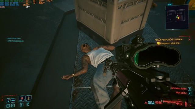 Cyberpunk 2077 Kirk Sawyer'in İstihbaratı! Küçük Adam Büyük Lokma