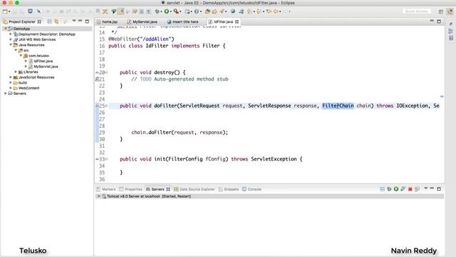 Servlet Filter Practical смотреть онлайн