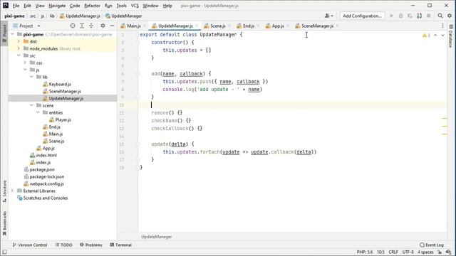Игра на Pixi JS — #03 Обновление сцены смотреть онлайн