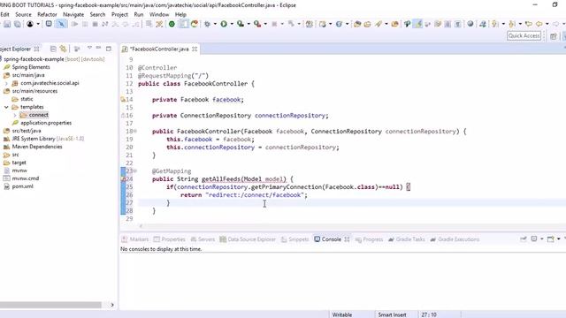 Spring Social Facebook Integration Example | Java Techie смотреть онлайн