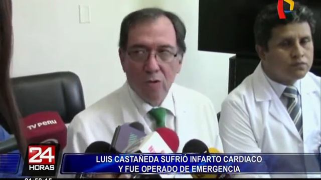 Luis Castañeda se encuentra fuera de peligro tras sufrir infarto смотреть онлайн