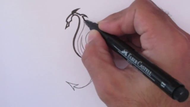 How to draw a tribal dragon tattoo easy step by step Drawing tribal dragon tattoo/tattoos designs смотреть онлайн