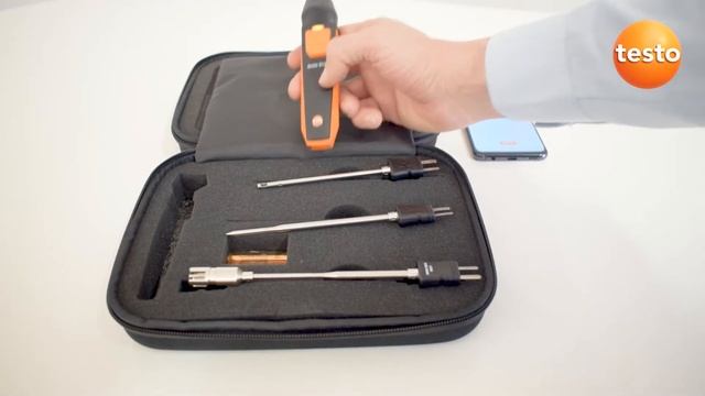Termometro con sonde intercambiabili testo 915i - 1 impugnatura, 3 sonde смотреть онлайн