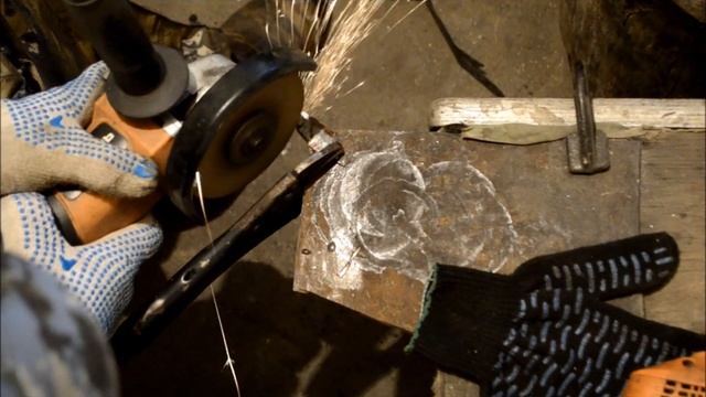 маленький кованый нож из шх-15,сувенирный,(брелок)... смотреть онлайн