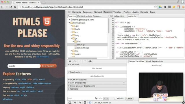 Improving Your 2013 Productivity With The Chrome DevTools смотреть онлайн