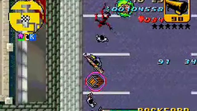 Grand Theft Auto Advance-Strange glitches. смотреть онлайн