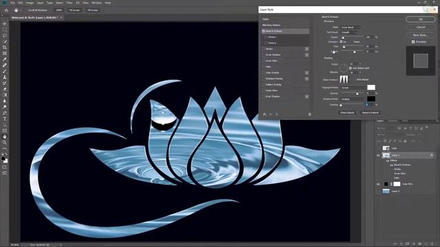 How to Create Watercolor Logo Effect in Photoshop CC смотреть онлайн