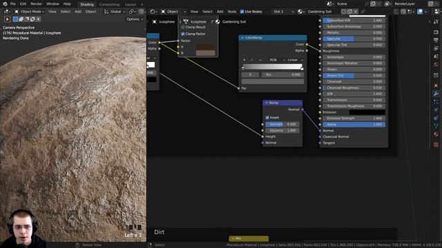 Procedural Gardening Soil Material ? (Blender Tutorial) смотреть онлайн