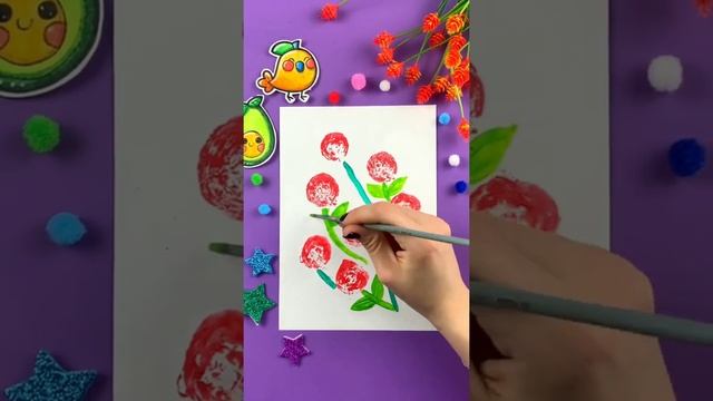 Рисуем букет роз|как легко нарисовать розы|рисование |своими руками смотреть онлайн