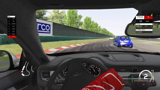 Asseto Corsa на руле | PS4 Pro RUS 1080р смотреть онлайн