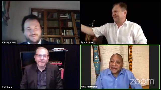 Igor Butman meets Wynton Marsalis. Online public talk hosted by AMC смотреть онлайн