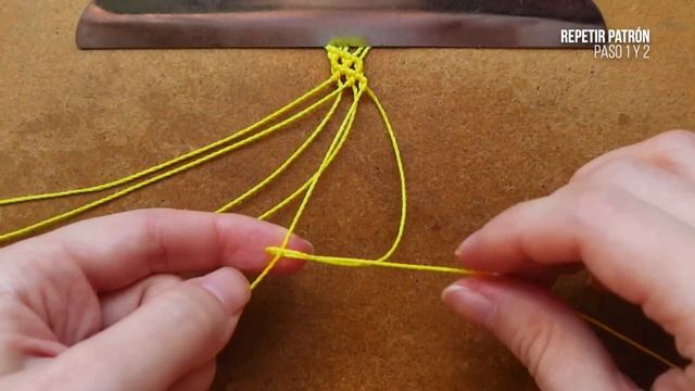 Cómo hacer pulsera de hilo fácil y ancha 32 ✨ Paso a Paso | DIY Macrame Friendship Bracelet Making смотреть онлайн