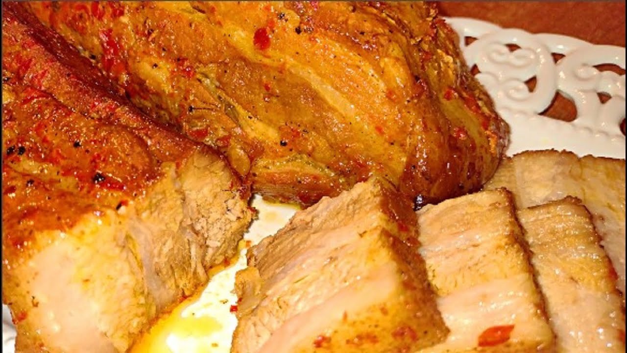 Очень вкусная свиная грудинка Секрет приготовления.mp4 смотреть онлайн