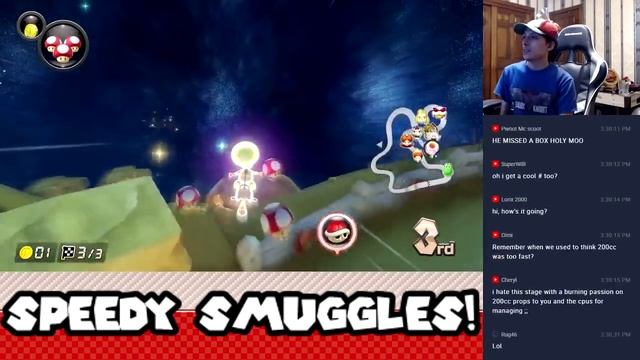 Mario Kart 8 Deluxe Item Smuggling FAST Edition Highlights! (99999cc Speed Hack) смотреть онлайн