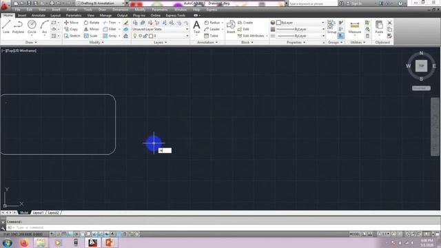 AutoCAD 2023 Tutorial In English | Rectangle command in AutoCAD, Chamfer & Fillet command in AutoCA смотреть онлайн