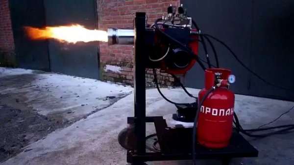 Работа горелки WEB MAX 150 кВт