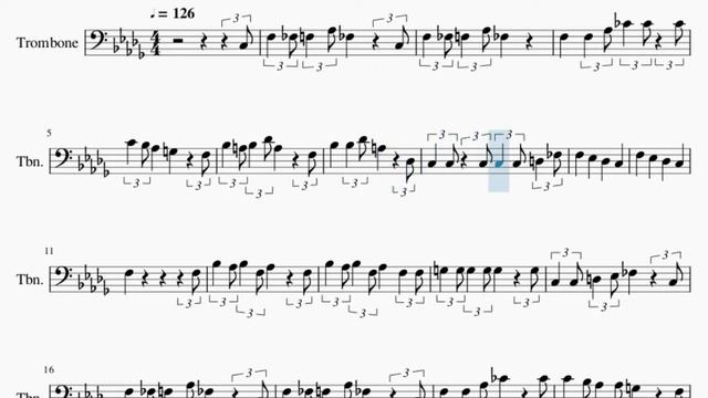 Trombone Sheet Music: How to play Pinky and the Brain Theme by Richard Stone смотреть онлайн