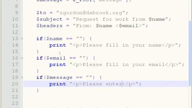 PHP Contact Form Tutorial - Part 2 смотреть онлайн