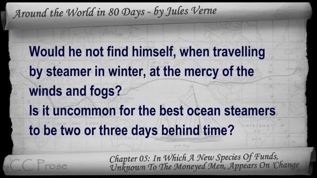 Chapter 05 - Around the World in 80 Days by Jules Verne - In Which A New Species Of Funds, Unknown смотреть онлайн