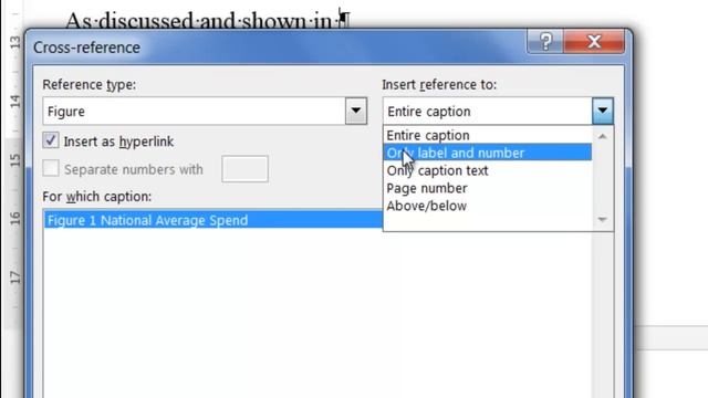 Table of Figures in Word 2013 смотреть онлайн