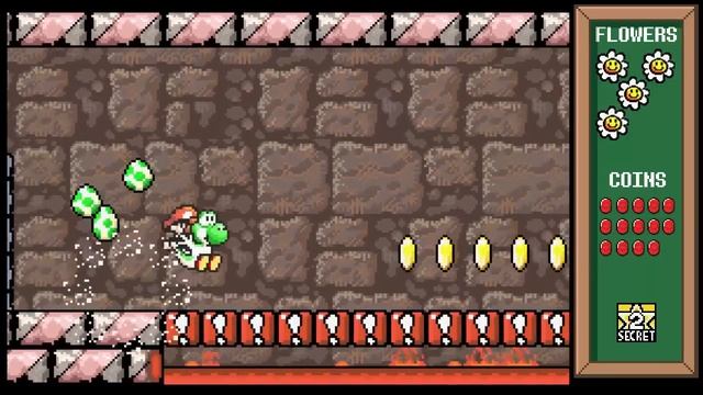 Yoshi's Island GBA Secret Levels 1-3