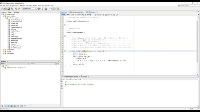 Java | Netbeans | Maths | Calculate Nth Root of a Number Yourselves | Newton Raphson Method смотреть онлайн