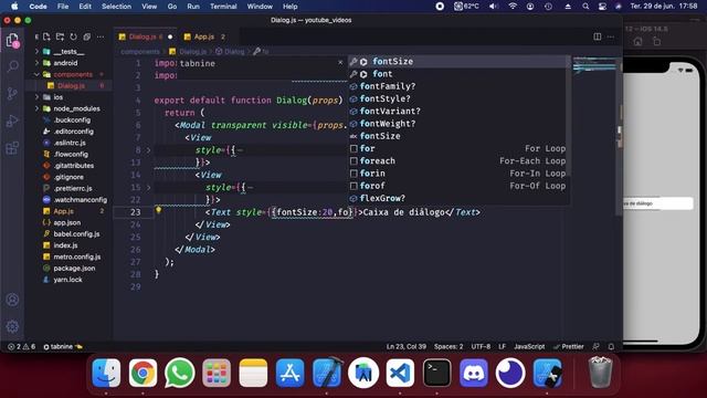 Custom Alert / Diálog box - React-Native смотреть онлайн