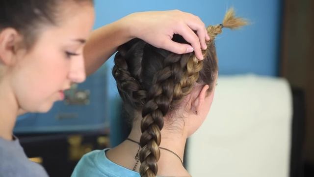 Fold-Up Braids | Back-to-School Hairstyles смотреть онлайн