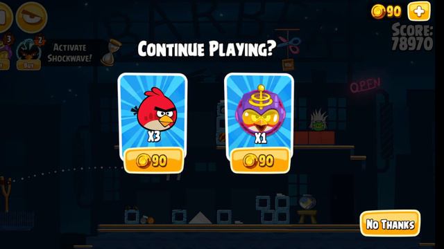 Game Over: Angry Birds Seasons (Android) (Invasion of the Egg Snatchers variant) смотреть онлайн