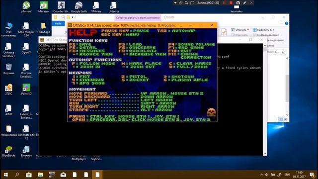 Запуск Doom на Windows 10 смотреть онлайн