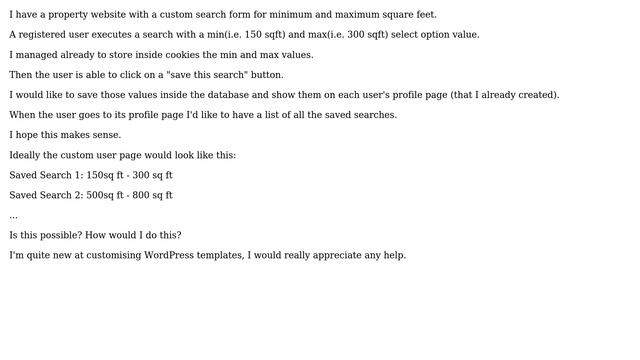 Wordpress: Save search criteria per user and show on custom user page (2 Solutions!!) смотреть онлайн